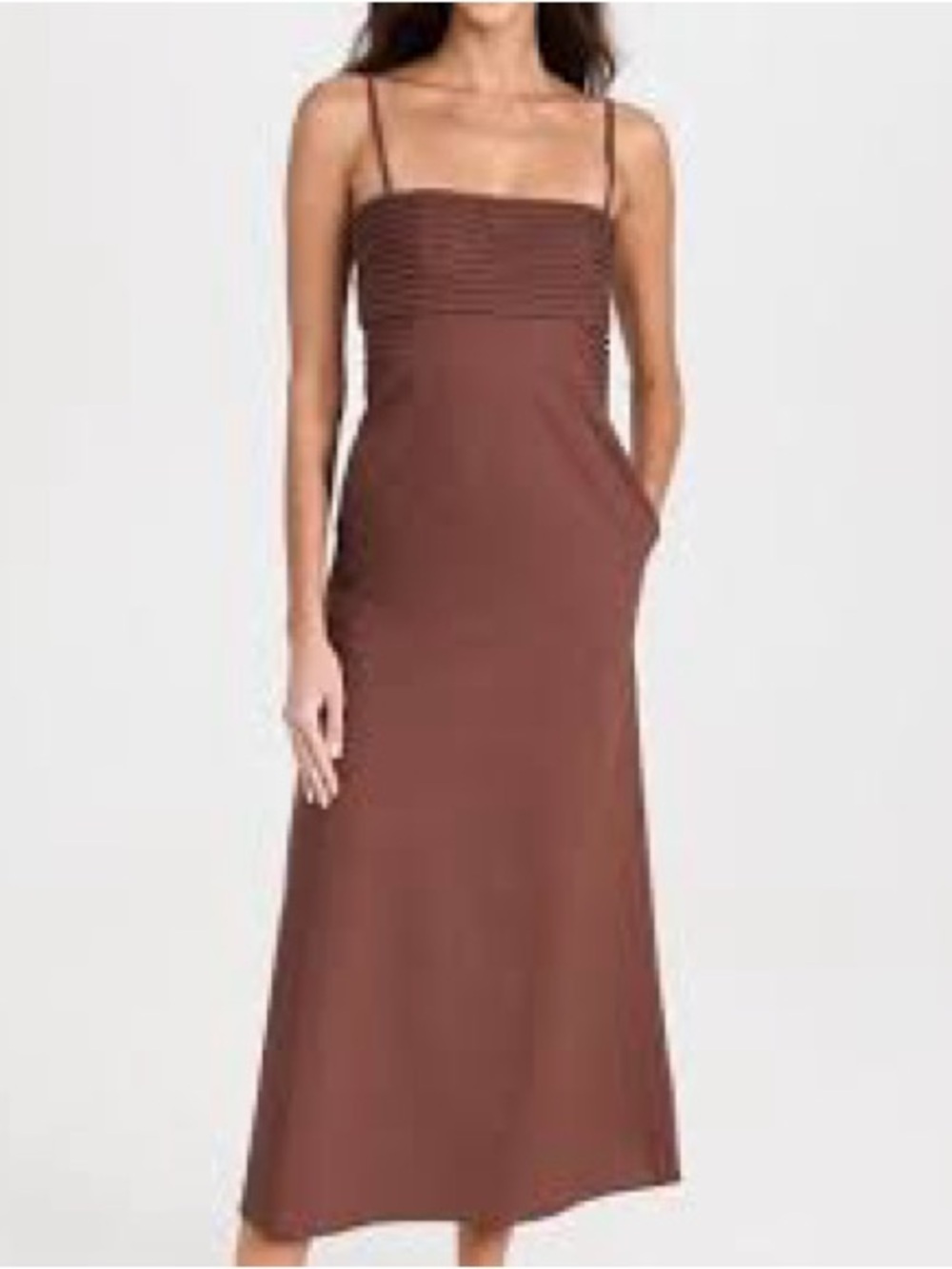 NWT Seven Wonders Brown Midi dress